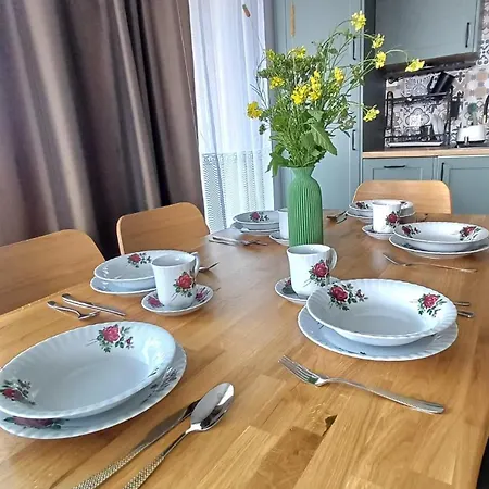 Apartment Morski Rodzinny W Gaskach Z Bajeczny Tarasem *